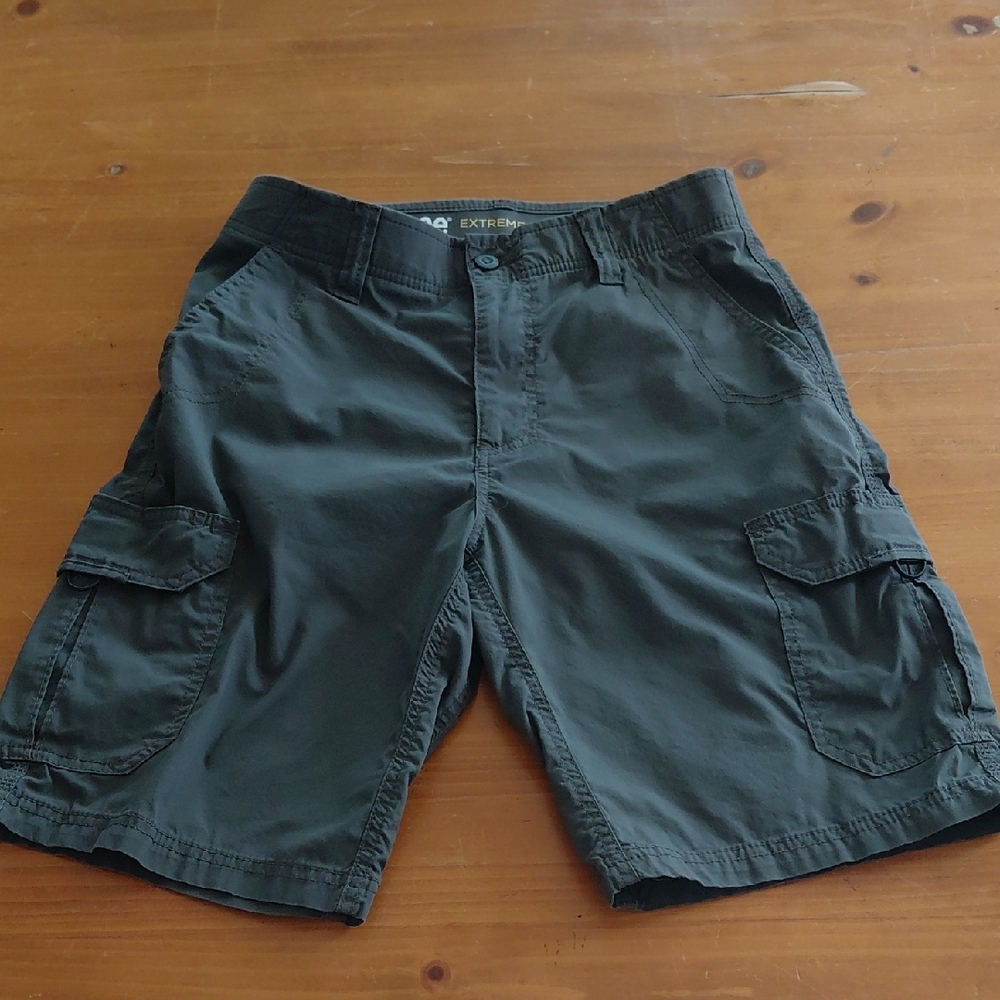Womens Lee Cargo Shorts in Dark Gray Size 30